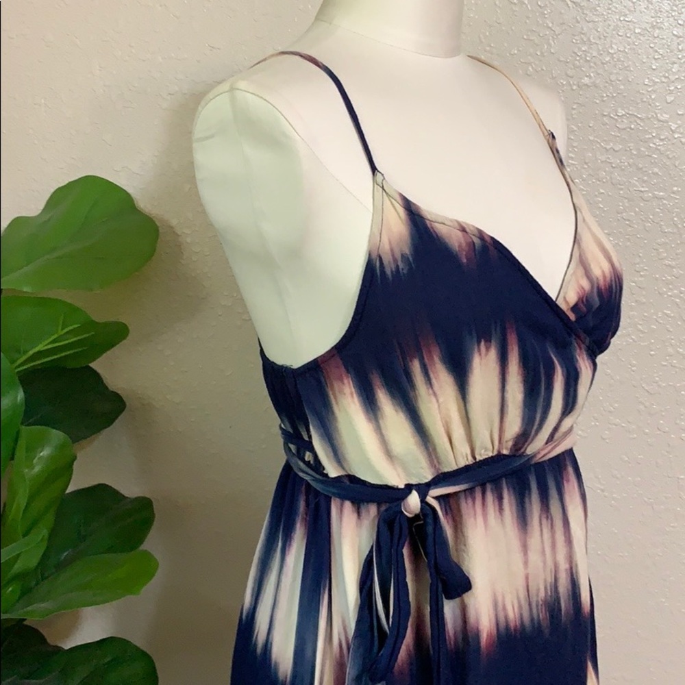 Japna | tie-dye wrap dress